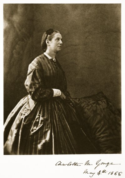 Charlotte M. Yonge, 4 mei 1866 door Charles Lutwidge Dodgson